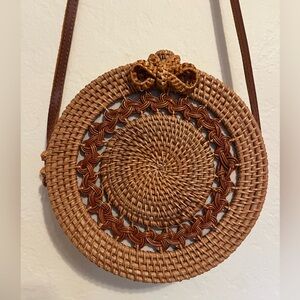 Wicker purse